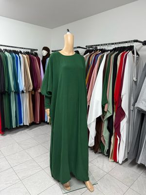 Schmetterling Abaya mit Gummiband grün