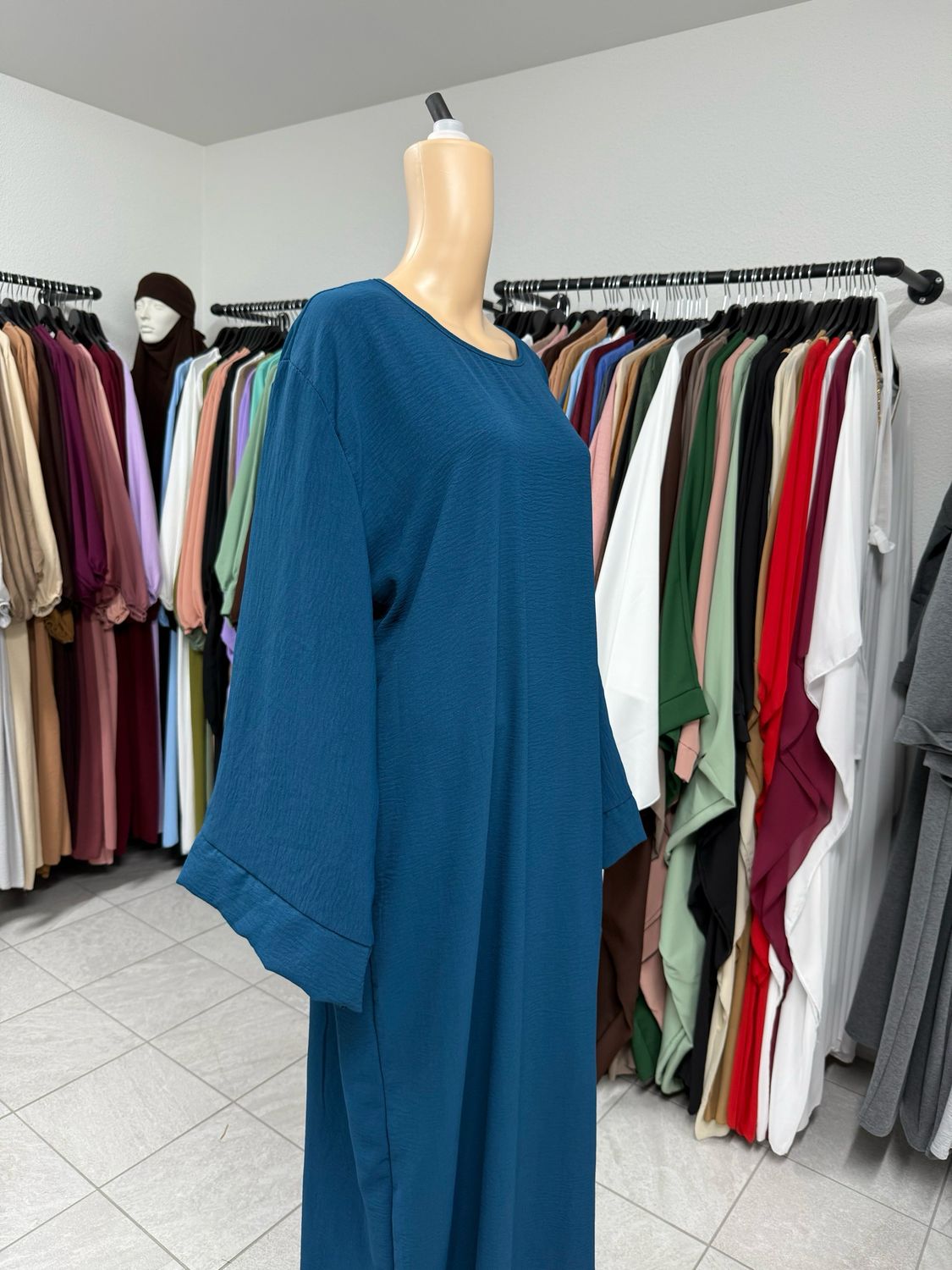 Abaya Kimonoärmeli enteblau