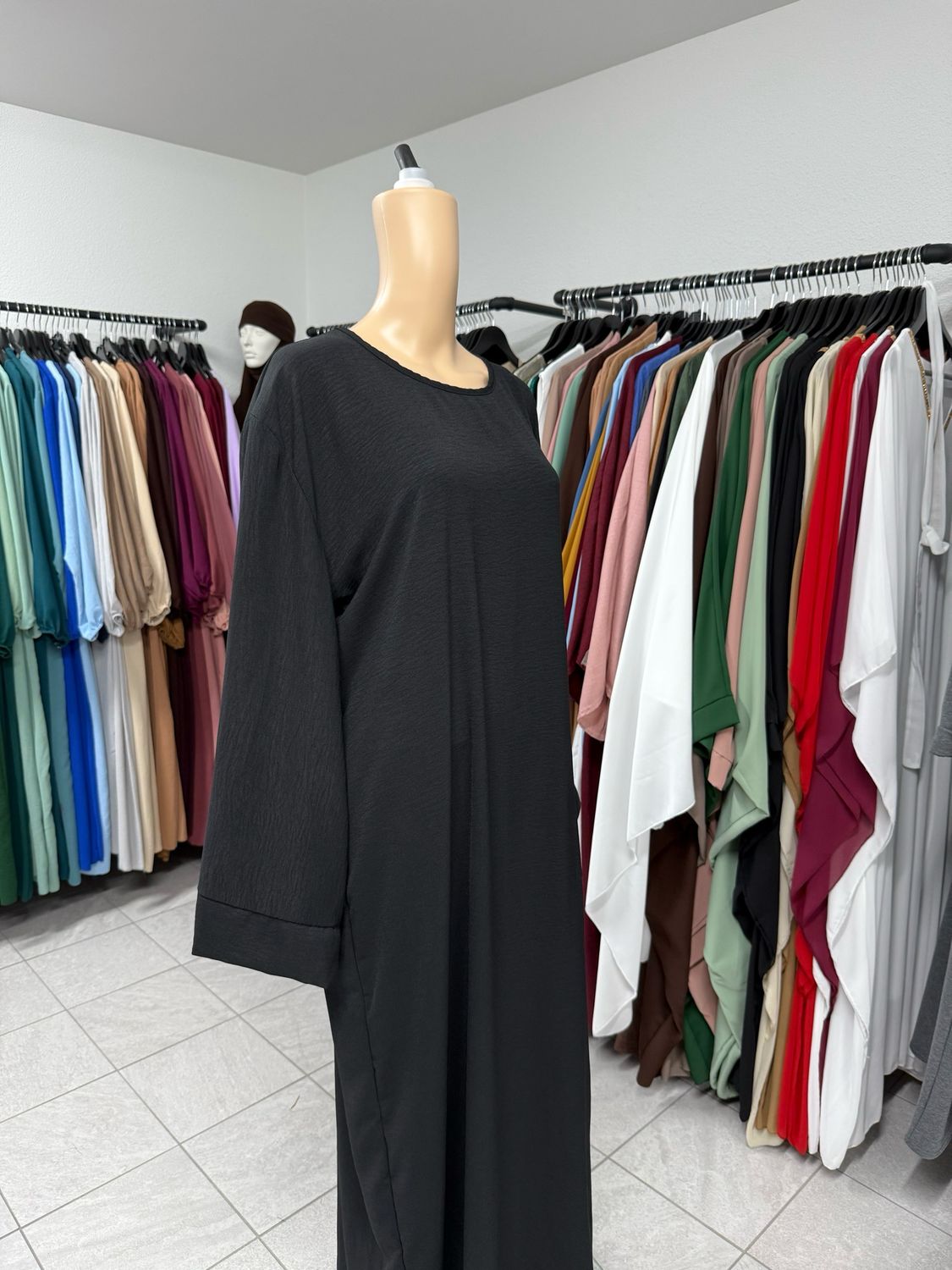 Abaya Kimonoärmeli schwarz