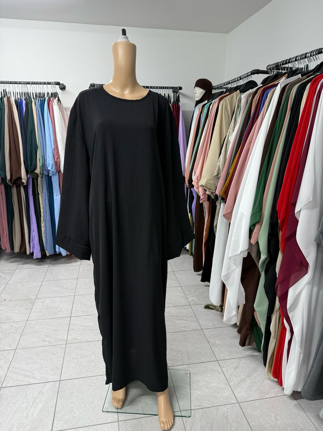 Abaya Kimonoärmeli schwarz
