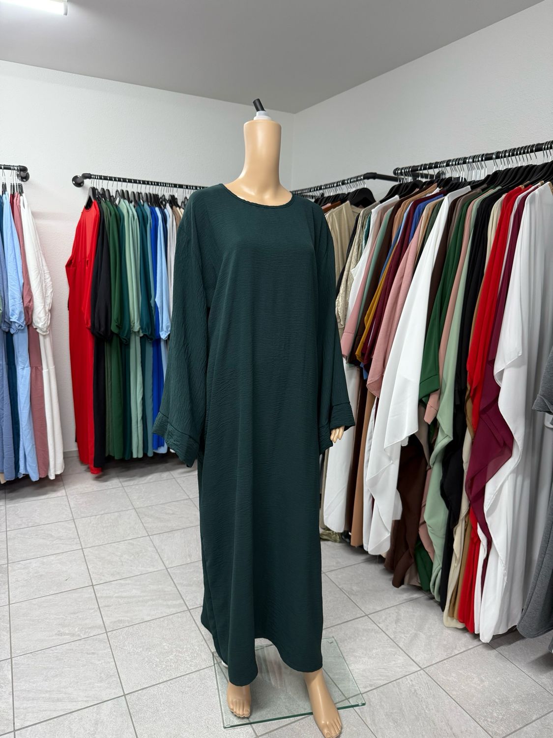 Abaya Kimonoärmeli grün