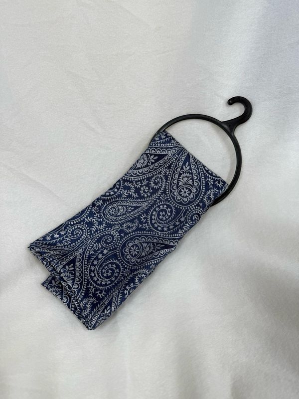 Pashmina Hijab dunkleblau