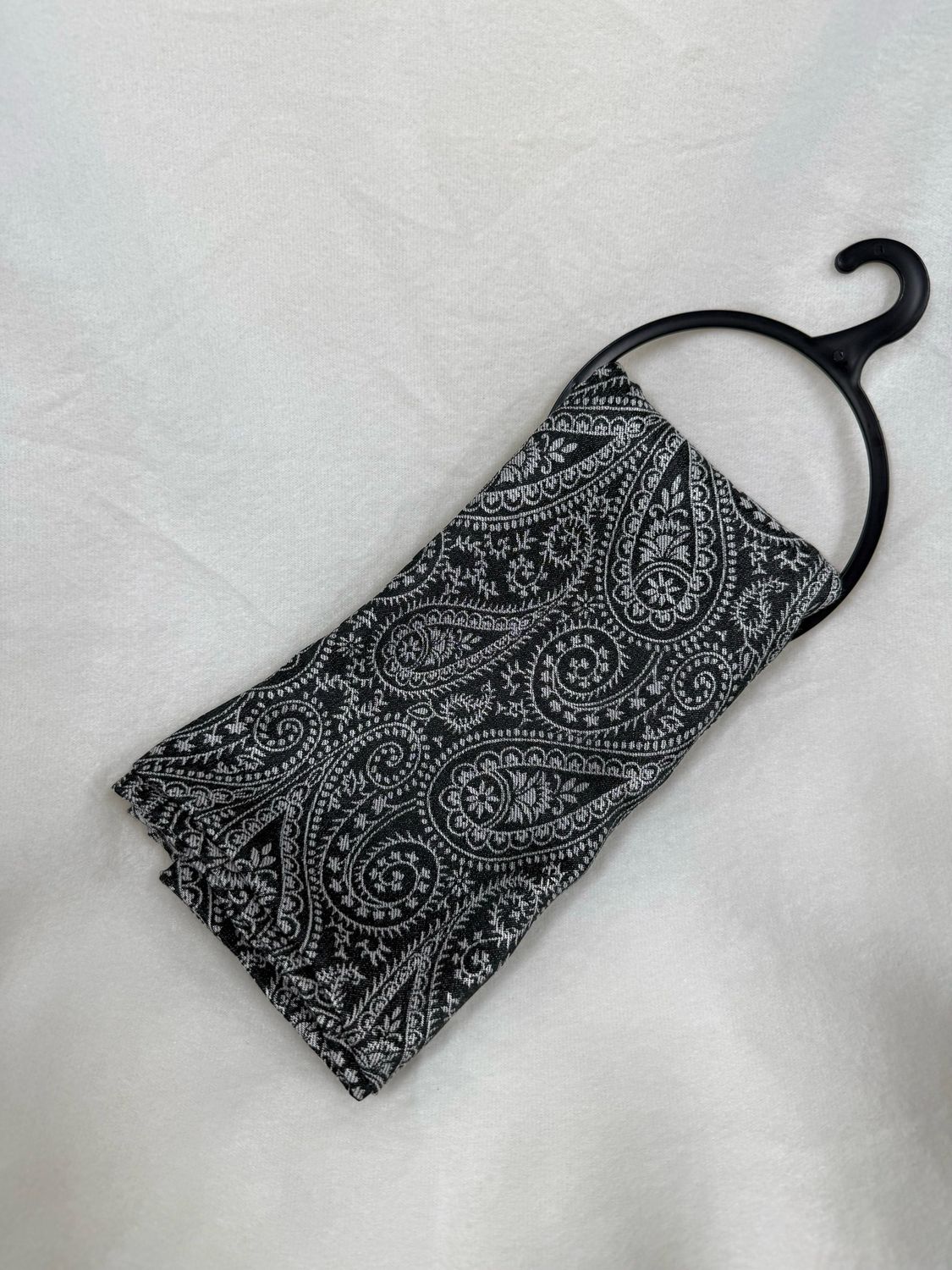 Pashmina Hijab schwarz