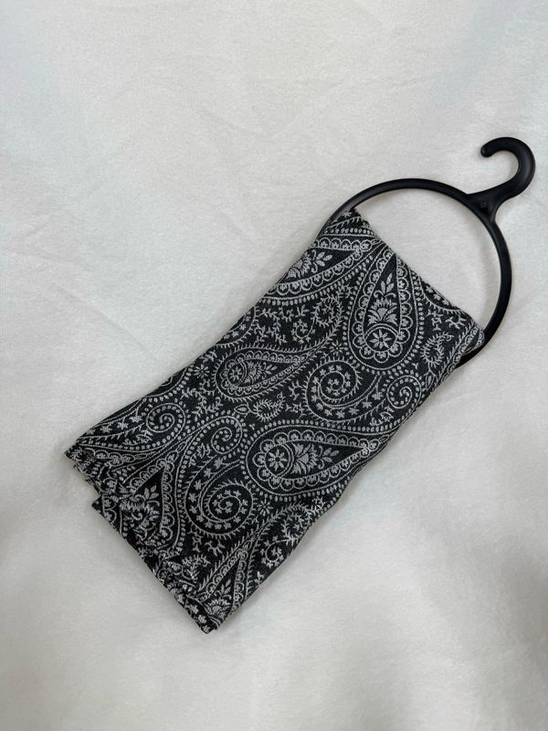 Pashmina Hijab schwarz