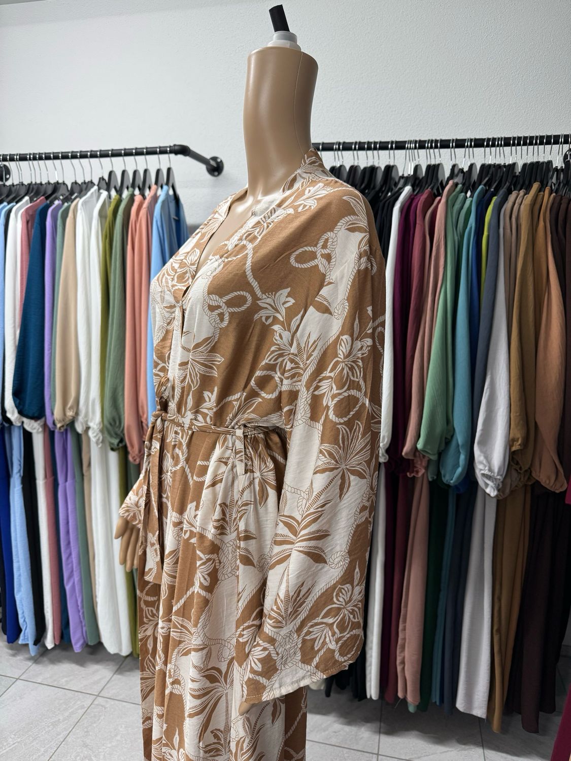 Buntes Druckkleid