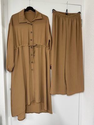 Zweiteiler Set aus Jazz camel