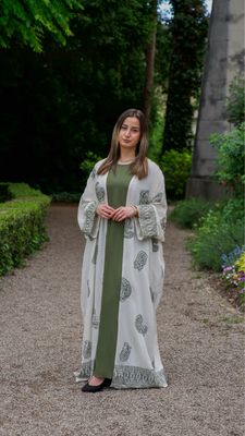Zweiteiler Abaya mit muster