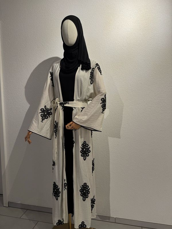 Orientalische Dreiteiler Abaya Set 