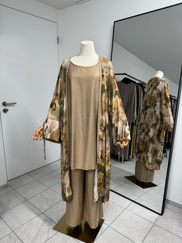 Zweiteiler Set geblümt