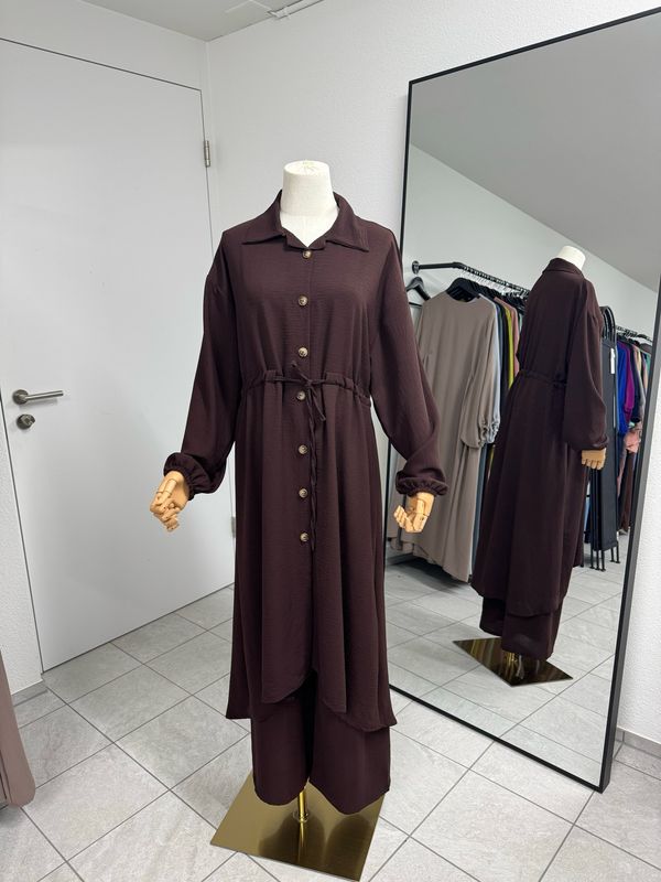 Zweiteiler Set aus Jazz braun