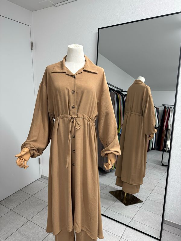 Zweiteiler Set aus Jazz camel