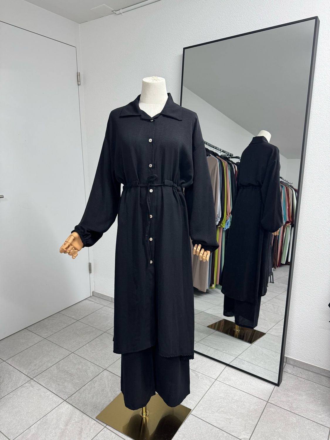 Zweiteiler Set schwarz
