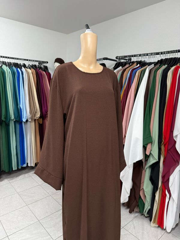 Abaya Kimonoärmeli braun