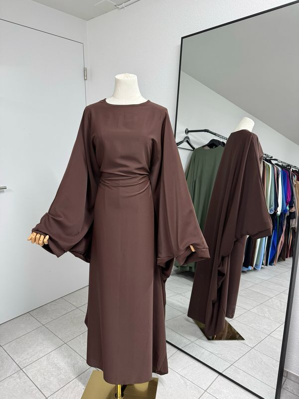 Luxe Modesty Abaya aus medina Seide