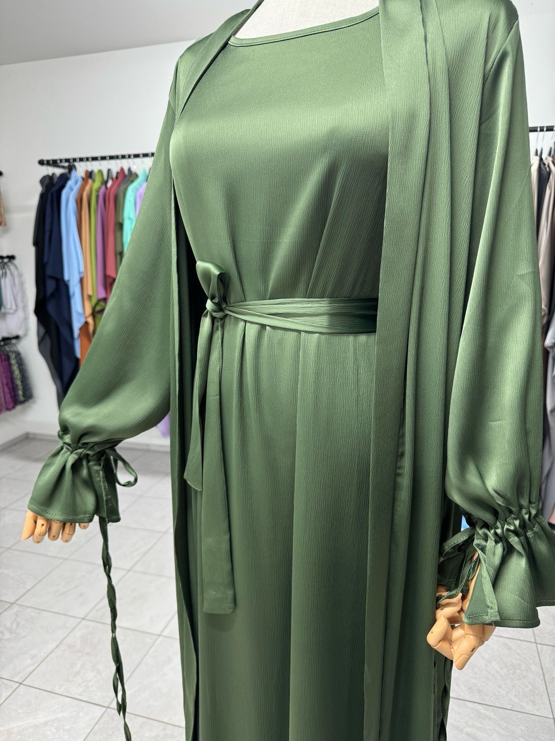 MIYAH ABAYA olivegrün