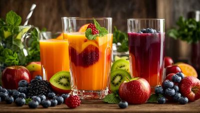 Fresh And Natural Juice.
