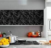 black 200m wallpaper for kitchen.