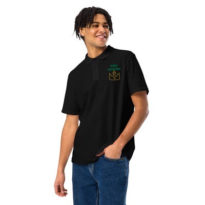Dink Master Embroidered Unisex pique polo shirt