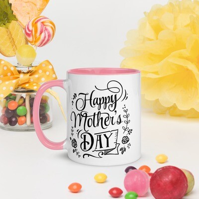 HAPPY MOTHER&#39;S DAY 2 Mug with Color Inside