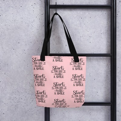 START THE DAY WITH A SMILE Tote bag