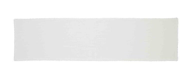 White Pom Pom Table Runner