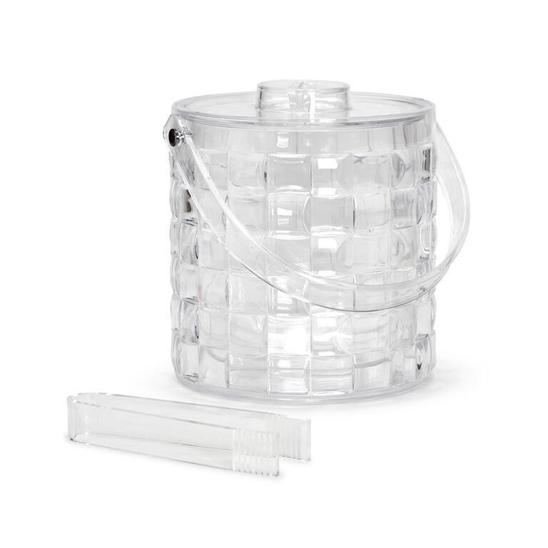 Ice Bucket With Tongs
