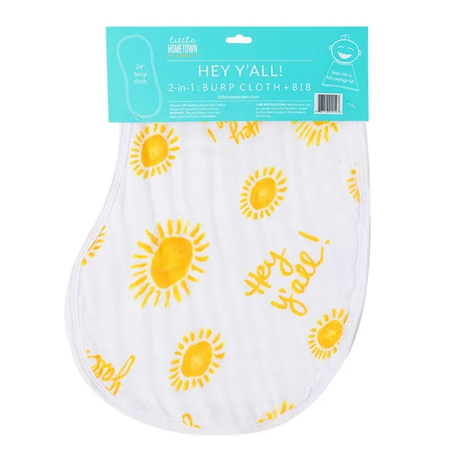 Hey Y&#39;all Burp Cloth