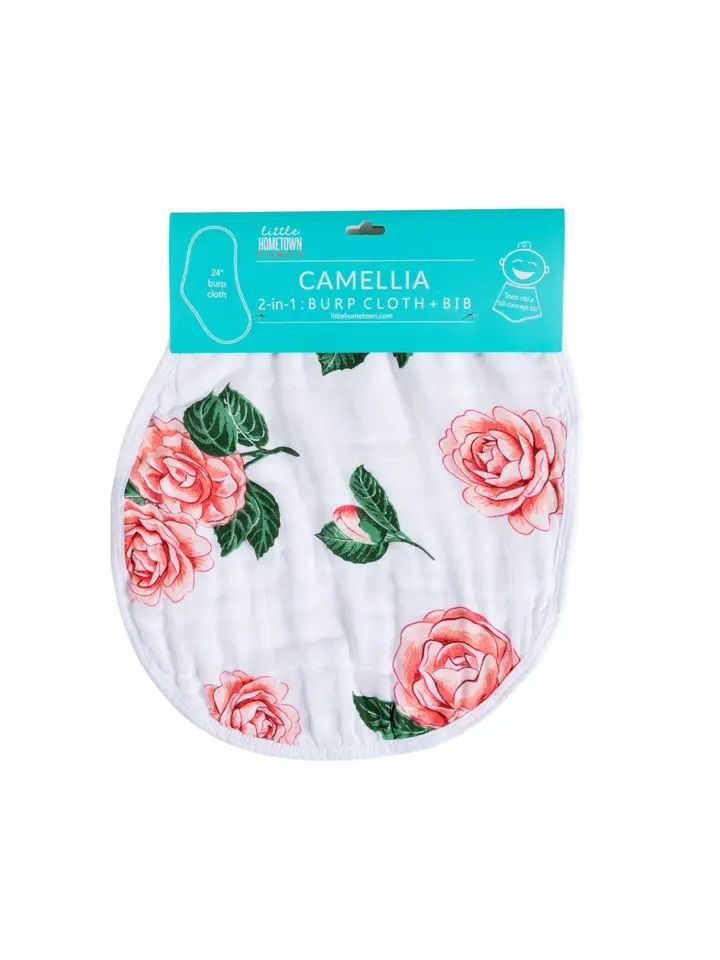 2 In 1 Burp Bid Camellia Floral