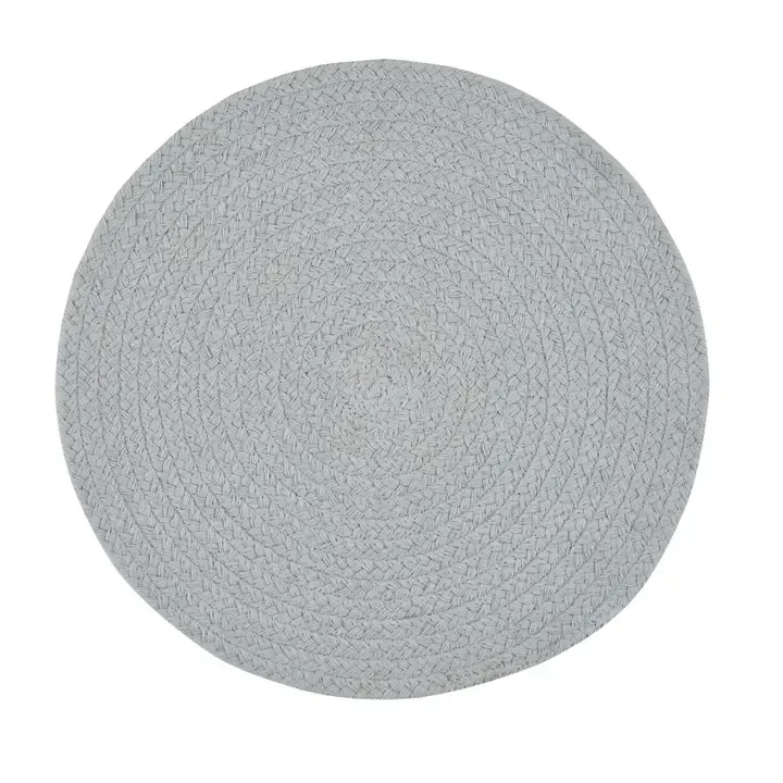 Essex Round Placemat Blue Mist