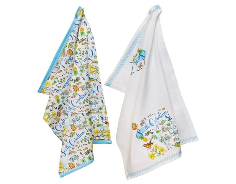 South Carolina Tea Towels - Set Of 2