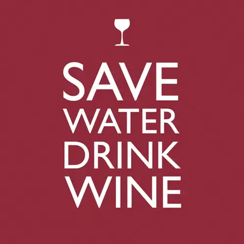 Cocktail Napkin - Save Water