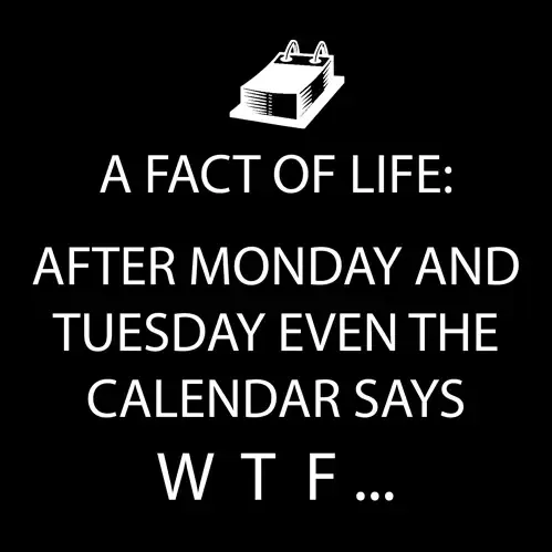 Cocktail Napkin - WTF Black