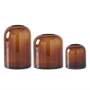 Amber Glass Vase