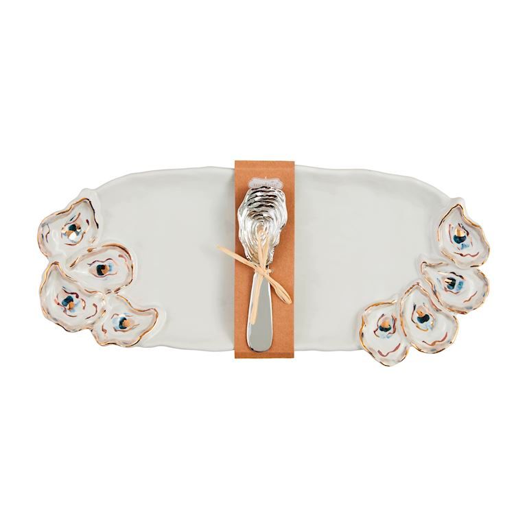 Oyster Tray And Spreader Set