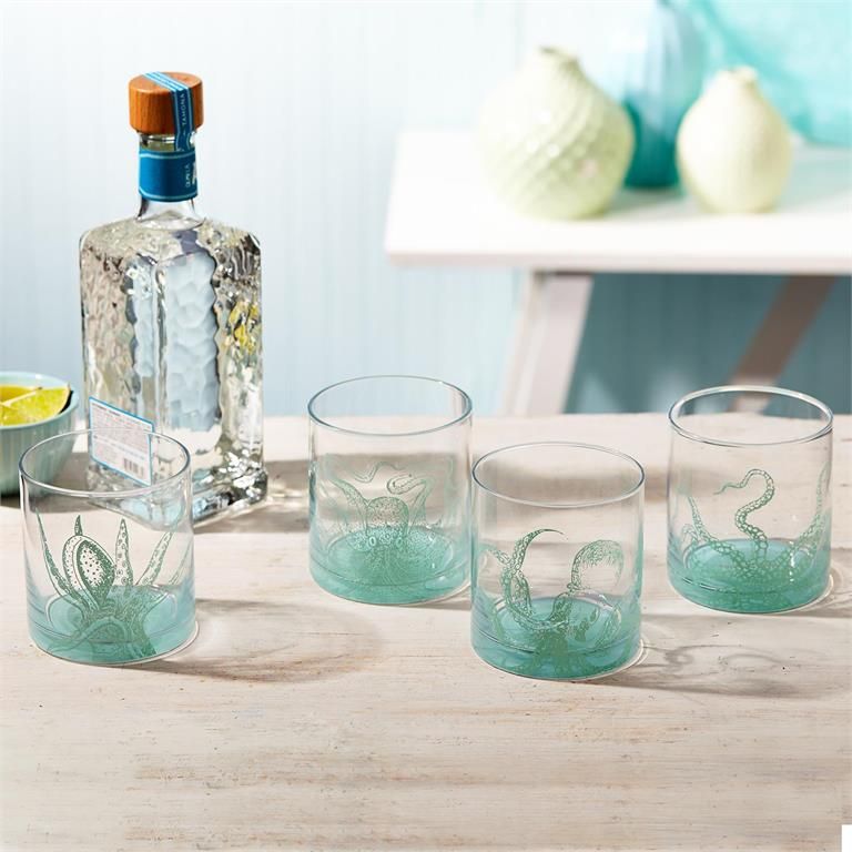Octopus Double Old Fashion Gift Box