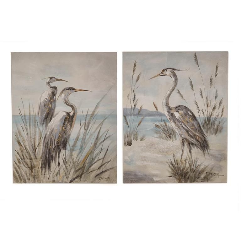 Canvas Shore Bird Wall Art