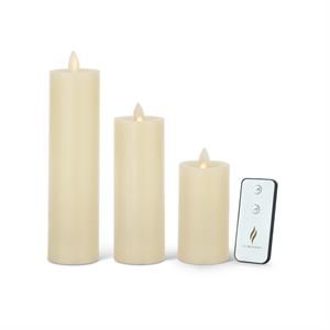 Ivory Luminara Candles