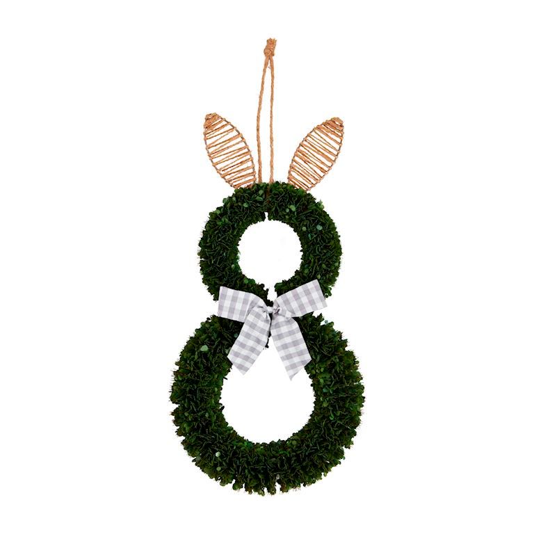 Boxwood Bunny Decor Hanger