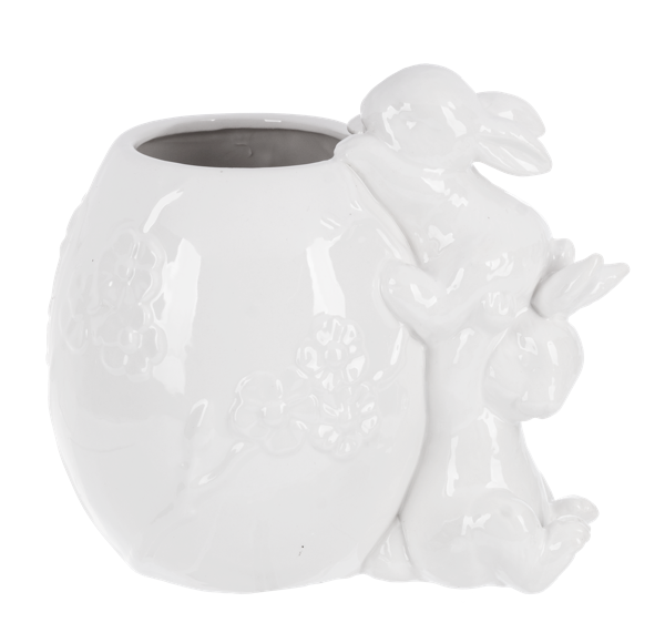 Egg Vase With Bunny