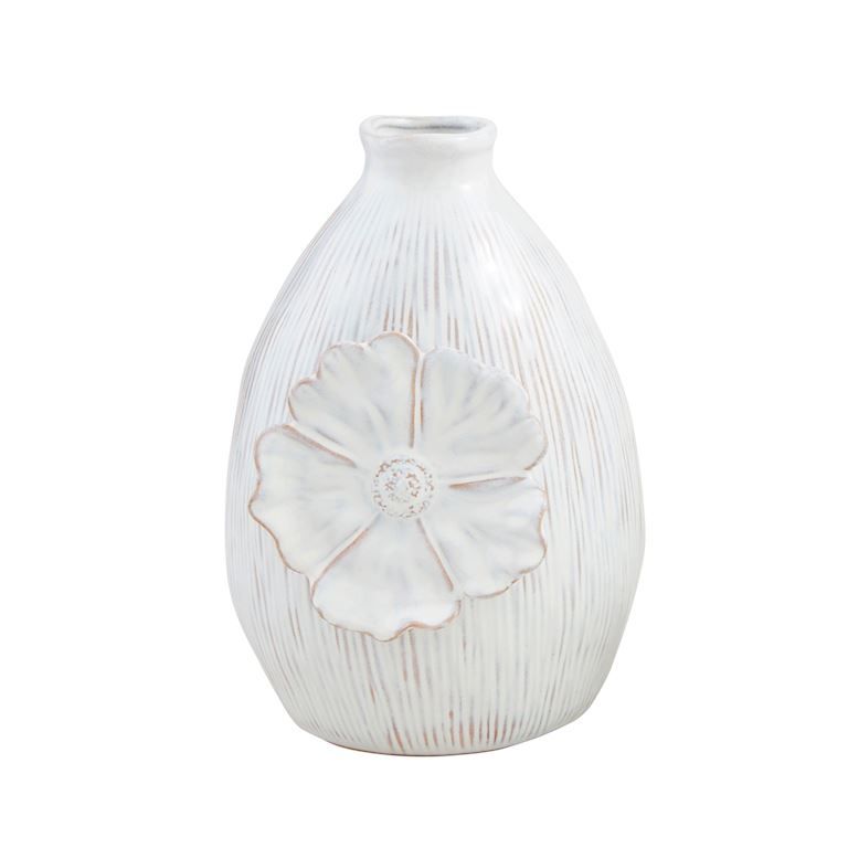 White Flower Vases