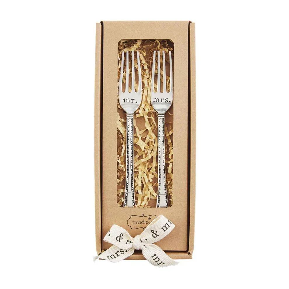 Boxed Wedding Fork Set