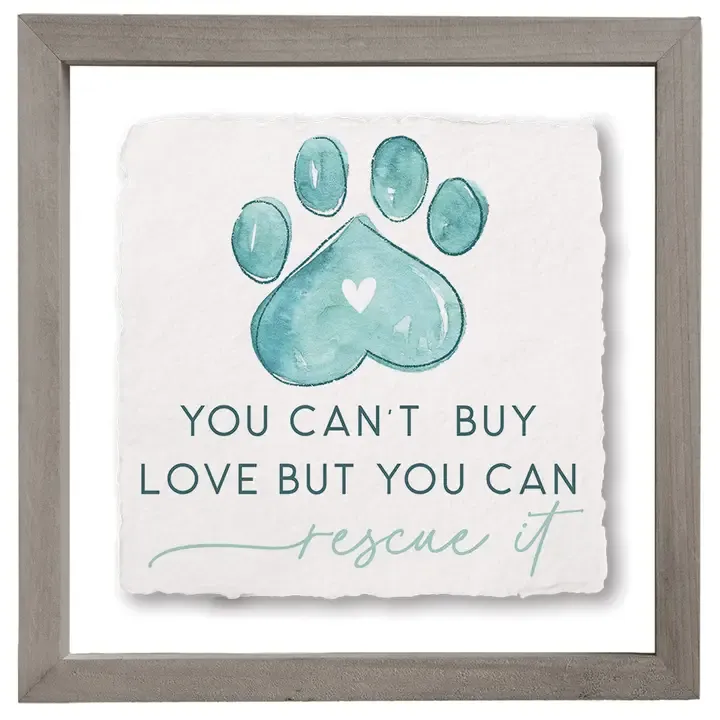 Rescue Love Floating Art Print