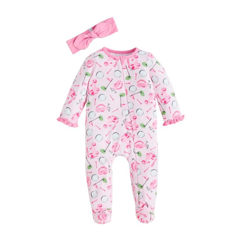 Girl Golf Sleeper With Headband