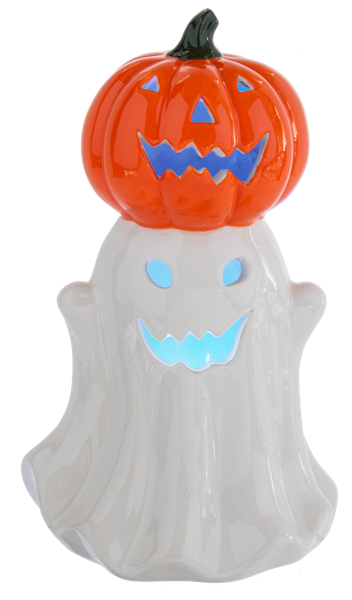 Ghost Pumpkin Statue