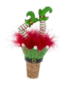 Wiggle Leg Witch Wine Stopper