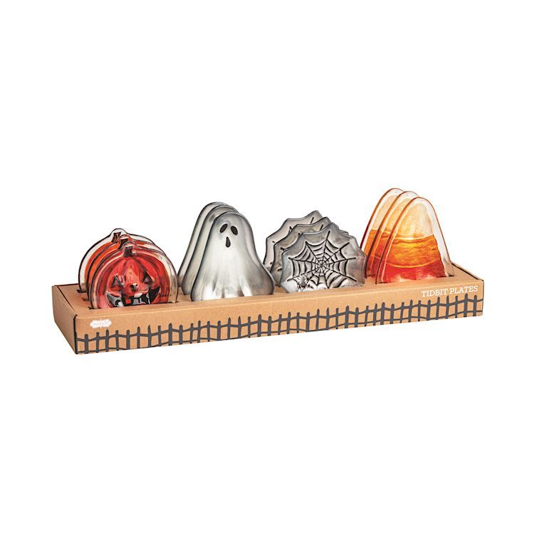 Halloween Tidbit Plates