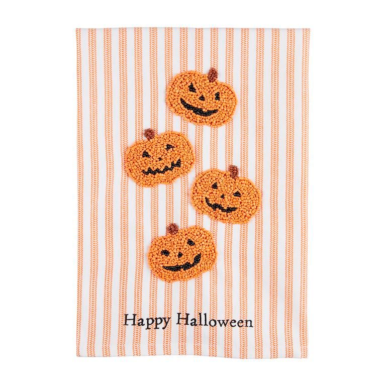 Halloween Beaded Towels