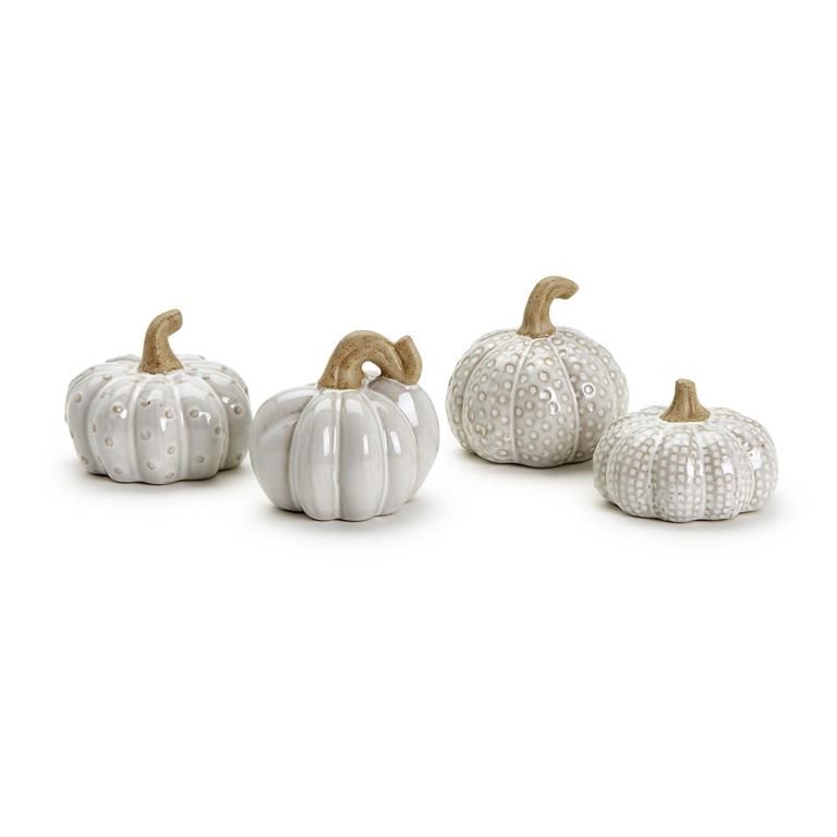 Stoneware Mini Pumpkins