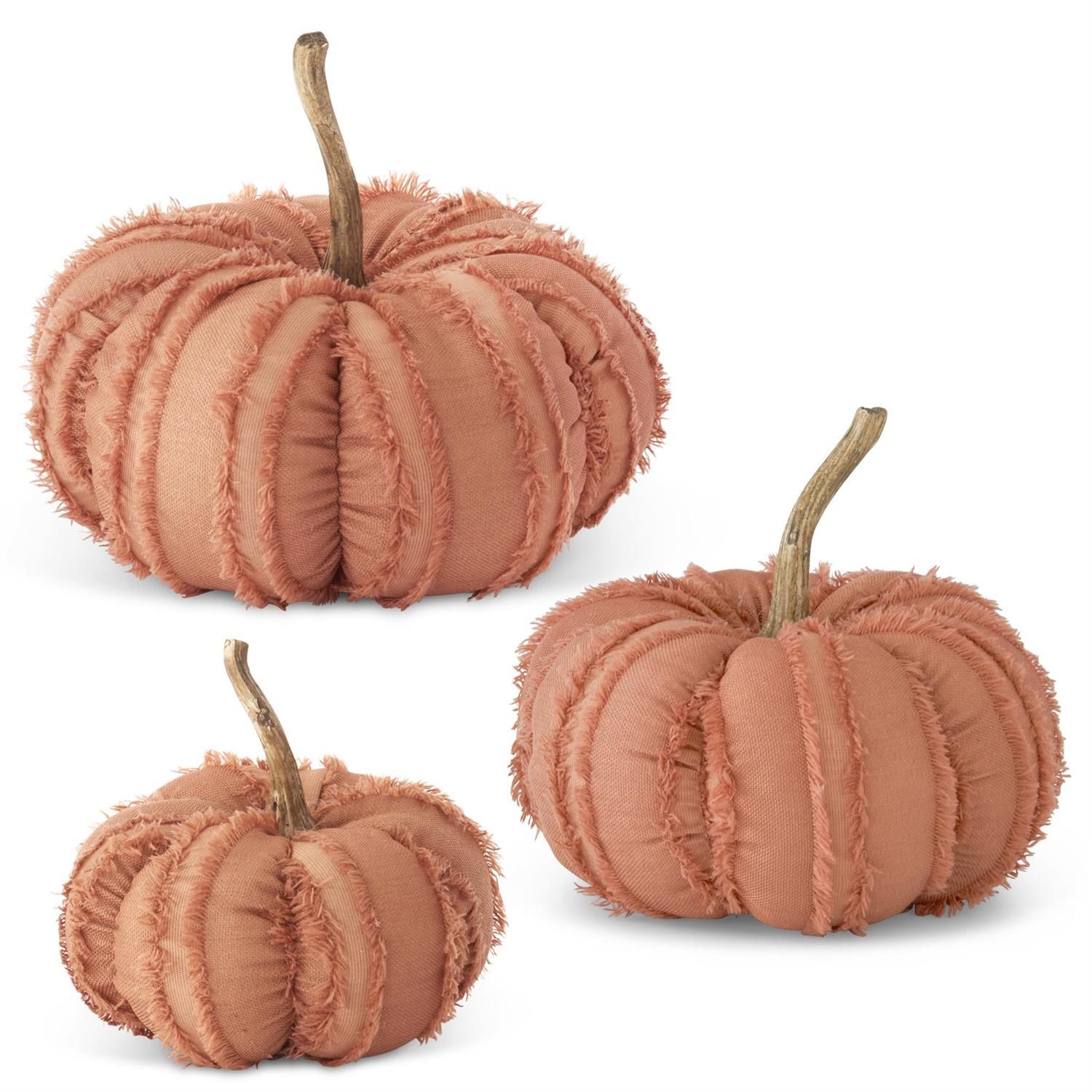 Orange Fringe Pumpkins