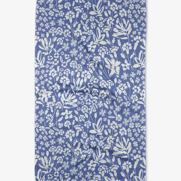 Geometry Tea Towels Blues